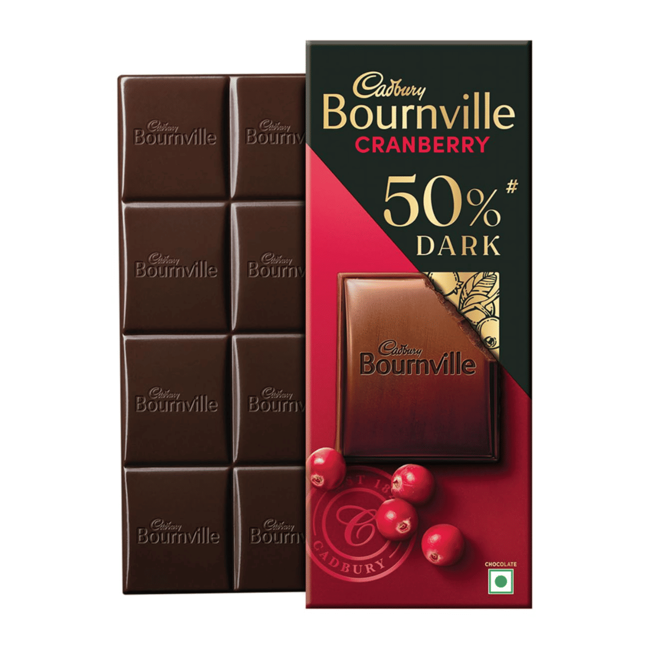 Cadbury Bournville Cranberry Dark Chocolate Bar