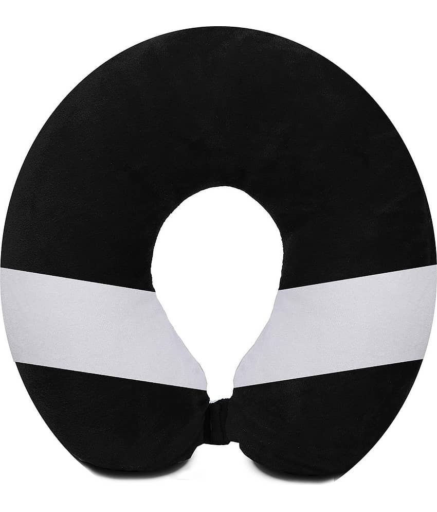 JUZZII Black Neck Pillow ( Pack of 1 )