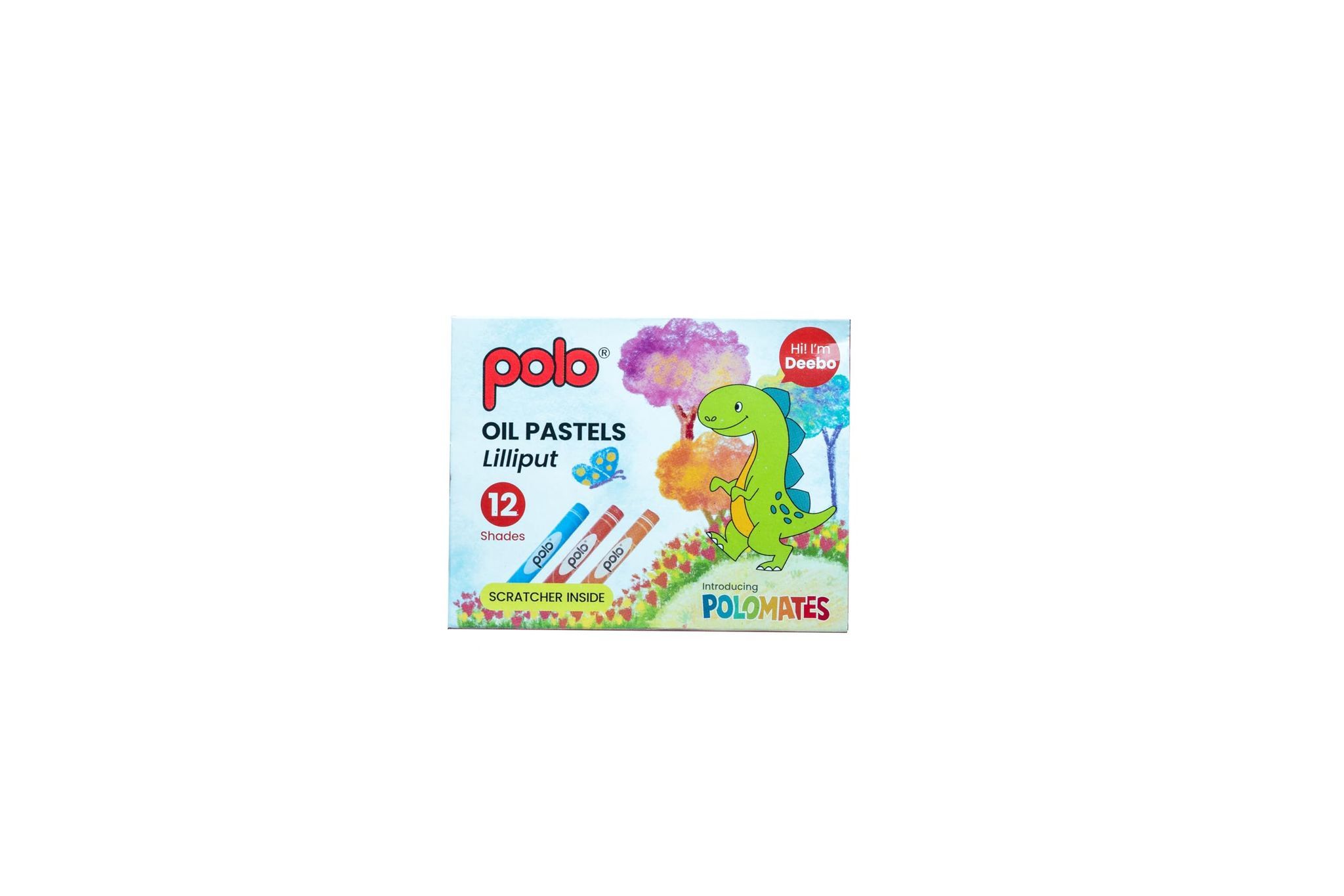 polo oil pastels 12 vibrant shades (Lilliput) | Pack of 5 |smooth & rich colors | non-toxic & child-safe | ideal for kids, artists & school art projects