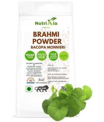 Nutrixia Food Brahmi Powder -Bacopa monnieri Powder 100 gm