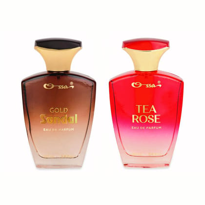 Ossa Gold Sandal EDP 100ml And Tea Rose EDP 100ml Ossa Gold Sandal EDP 100ml And Tea Rose EDP 100ml - 100ml+100ml