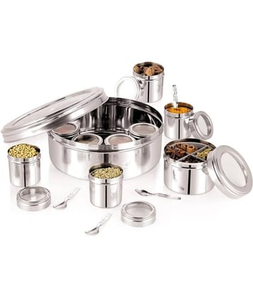 Visaxmi Steel Silver Spice Container ( Set of 1 )