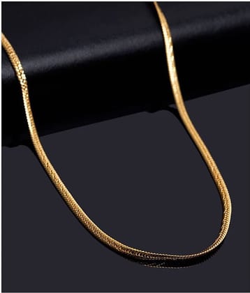 H M PRODUCT Gold Plated Chain ( Set of 1 )