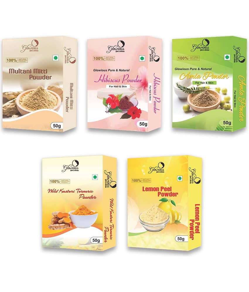 glowious - Skin Toning Face Pack for Normal Skin ( Pack of 5 )