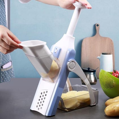 Multi-Functional Adjustable Hand Press Vegetable Chopper: Saves Time and Effort