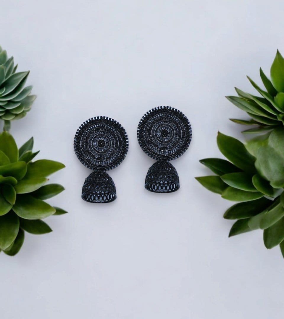 Black Bell Jhumkis
