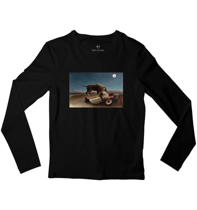 The Sleeping Gypsy Full Sleeve Art T-shirt-38 - S / Black