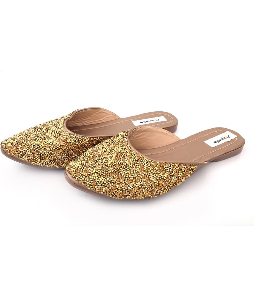 Raj - Gold Women's Mules