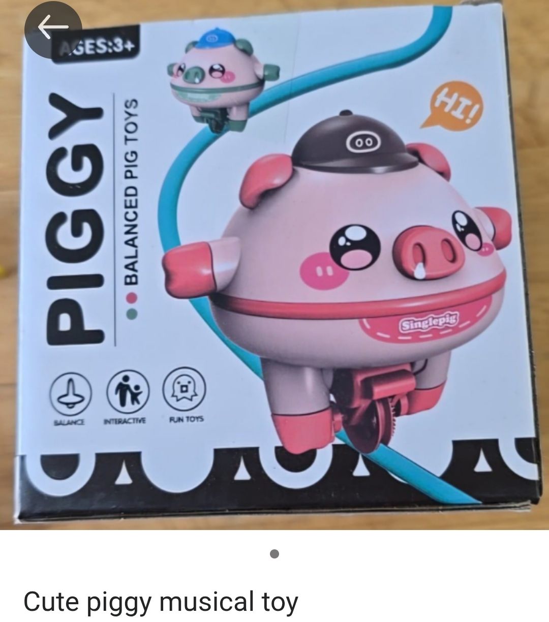 Musical Piggy Balanced Toy