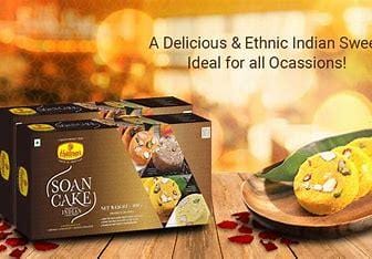 HALDIRAM SOAN CAKE 400GM 4FLAVOUR