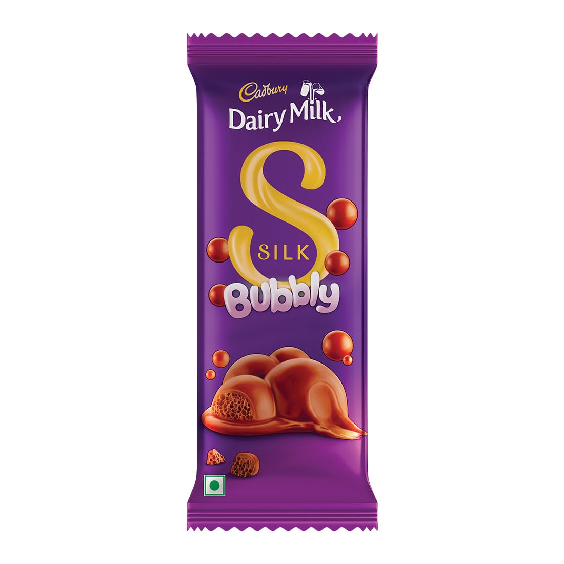 Cadbury Dairy Milk Silk Bubbly, 50g