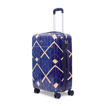 AMERICAN TRAVELLER Spider Trolley Bag Single Large Large Polycarbonate | Hardshell Lightweight Expandable Travel Luggage Suitcase | 8 Metallic | 360 degree Rotatable Wheels | TSA Type Lock (28, Navy Blue) AMERICAN TRAVELLER Spider Trolley Bag Single Large Large Polycarbonate | Hardshell Lightweight Expandable Travel Luggage Suitcase | 8 Metallic | 360 degree Rotatable Wheels | TSA Type Lock (28, Navy Blue)