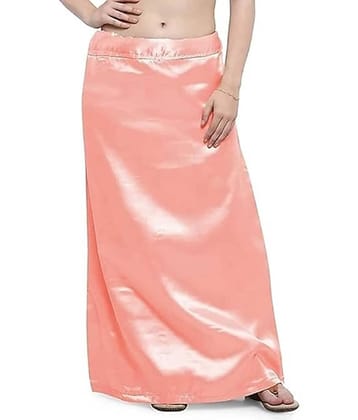JTG enterprises Peach Satin Petticoat - Single