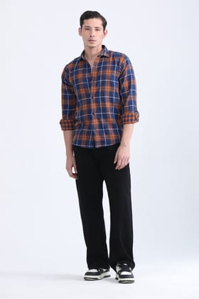 The Blue Checks Shirt-S