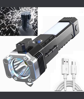 Gjshop - 0.5W Rechargeable Flashlight Torch ( Pack of 1 )