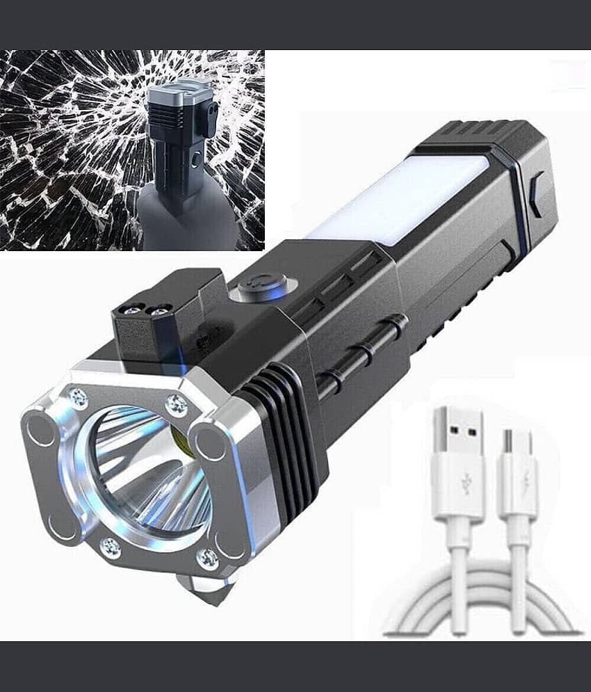Gjshop - 0.5W Rechargeable Flashlight Torch ( Pack of 1 )