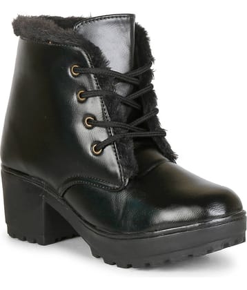 Saheb - Black Women's Ankle Length Boots