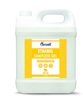 HARRODS Hand Sanitizer With 80% Alcohol || Multi-Purpose | WHO Recommended 80% Alcohol Base Sanitizer, 5 L