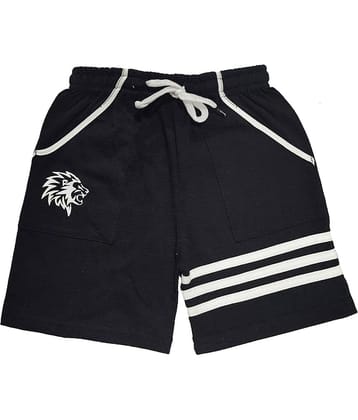 atlans Pack of 1 Cotton Blend Shorts For Boys ( Black )