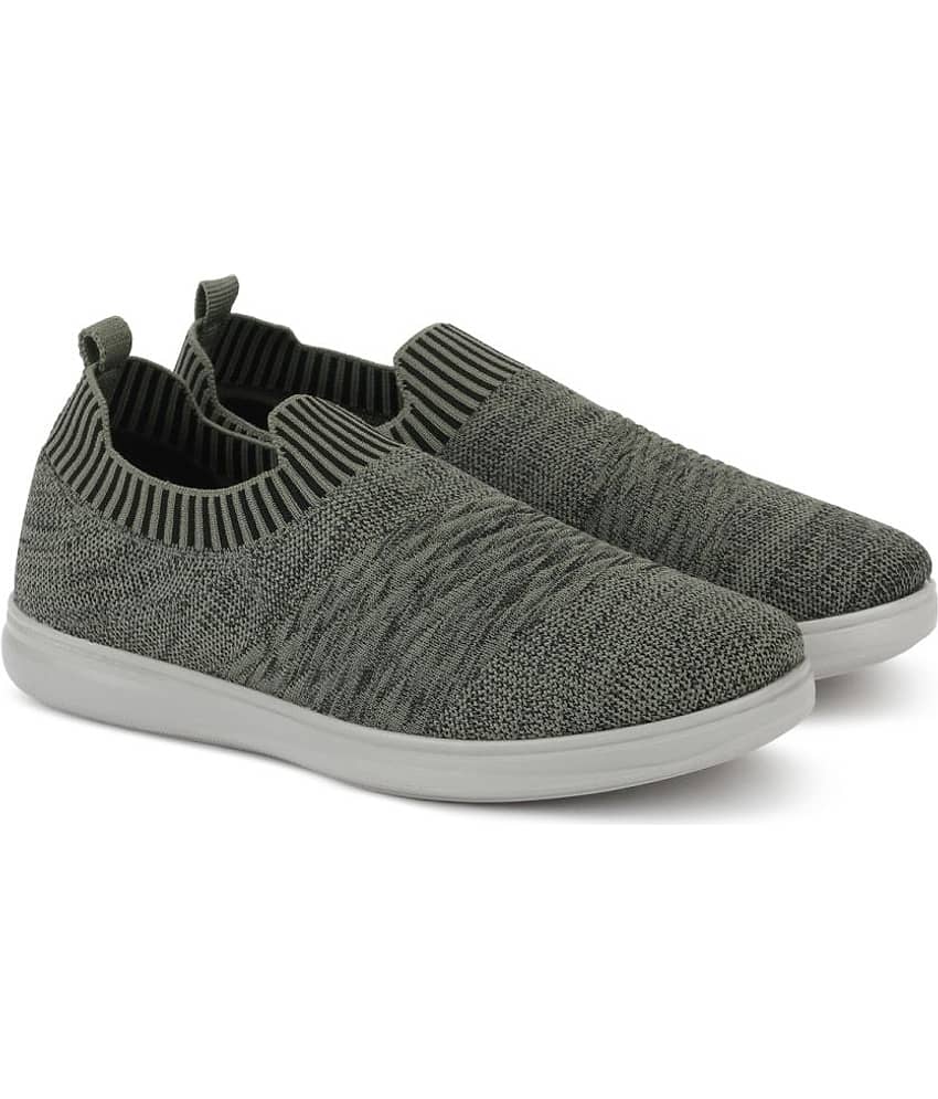 Aqualite Green Men's Slip-on Shoes