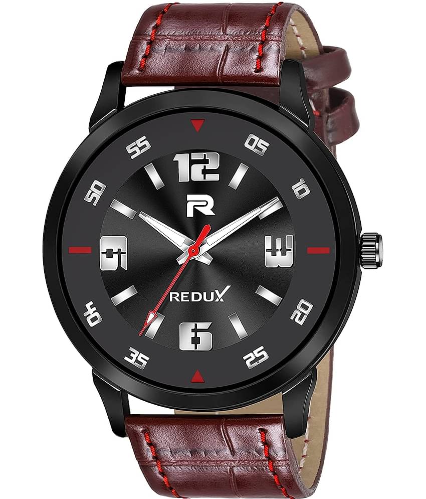 Redux - Brown Leather Analog Men's Watch