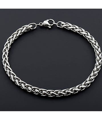 FASHION FRILL Silver Bracelet ( Pack of 1 )