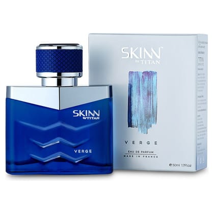 Skinn By Titan By Verge Long Lasting Edp for Men - 50 Ml | Perfume for Men | Oil Rosemary Scent Eau De Parfum for Men | Men's Cologne | for Daily Use | Premium Fragrance | Grooming Essentials