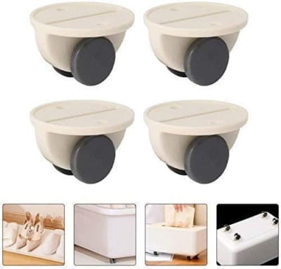 Wholesale Item - 4 PCS ROUND MINI SWIVEL CASTER WHEEL - MOQ 26 Pieces