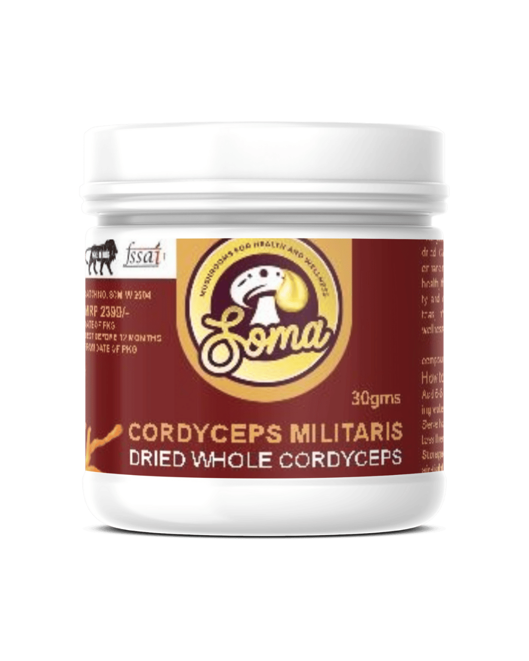 SomaShrooms Energy Booster Dried Mushroom Flakes
