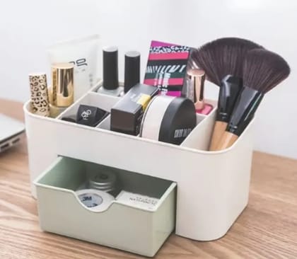 Cutlery Organizer Box With Drawer for Kitchen & Girl Makeup | Multipurpose Countertop Cutlery Stand With Compartments | Kitchen Accessories Storage Box Cutlery Organizer Box With Drawer for Kitchen & Girl Makeup | Multipurpose Countertop Cutlery Stand With Compartments | Kitchen Accessories Storage Box