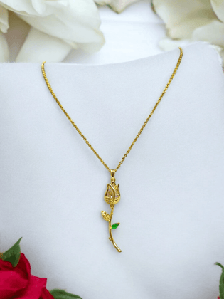 Rose Pendant Necklace