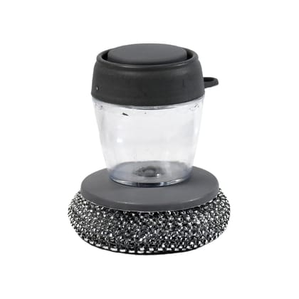 DHRUVINSRI Soap Dispensing Dish Brush (1 Pc): Palm Brush, Kitchen Cleaning