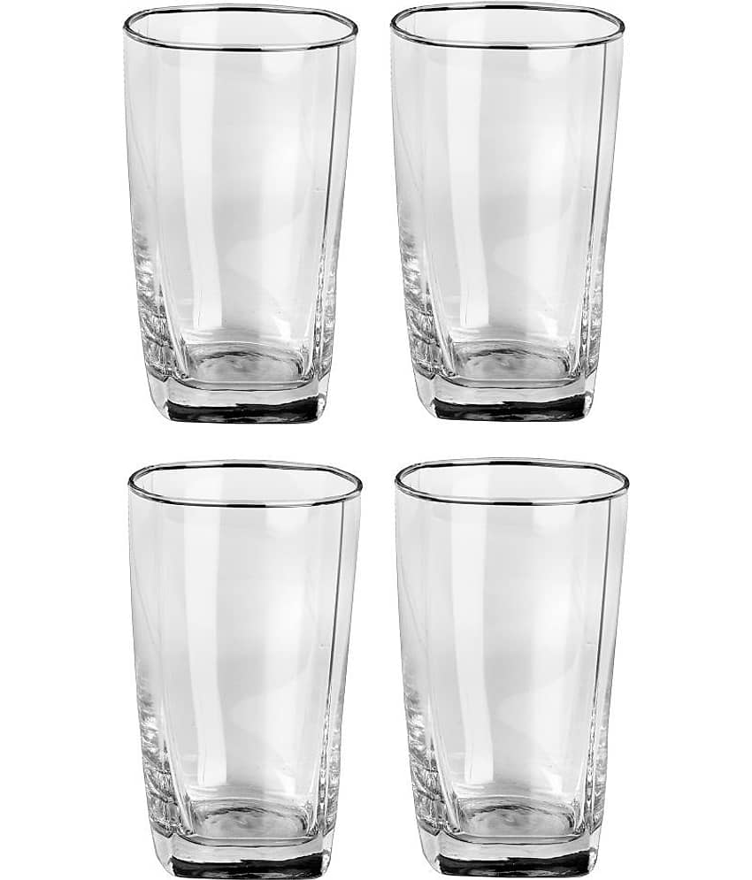 Somil Water/Juice  Glasses Set,  350 ML - (Pack Of 4)
