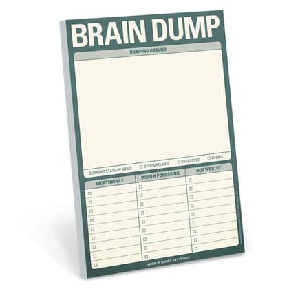 Knock Knock Brain Dump Pad