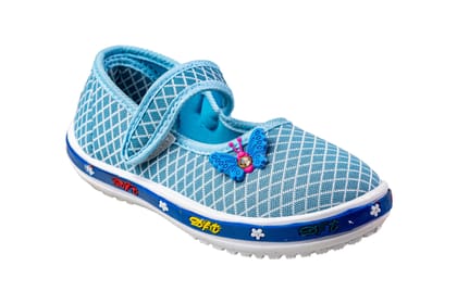Titas Children Sky Blue Canvas Shoe-Sky Blue / 5
