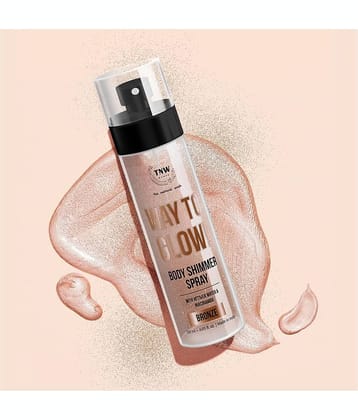 TNW - The Natural Wash Way Toglow Body Shimmer Spray, Hydrates Skin, Improved Texture, 120Ml