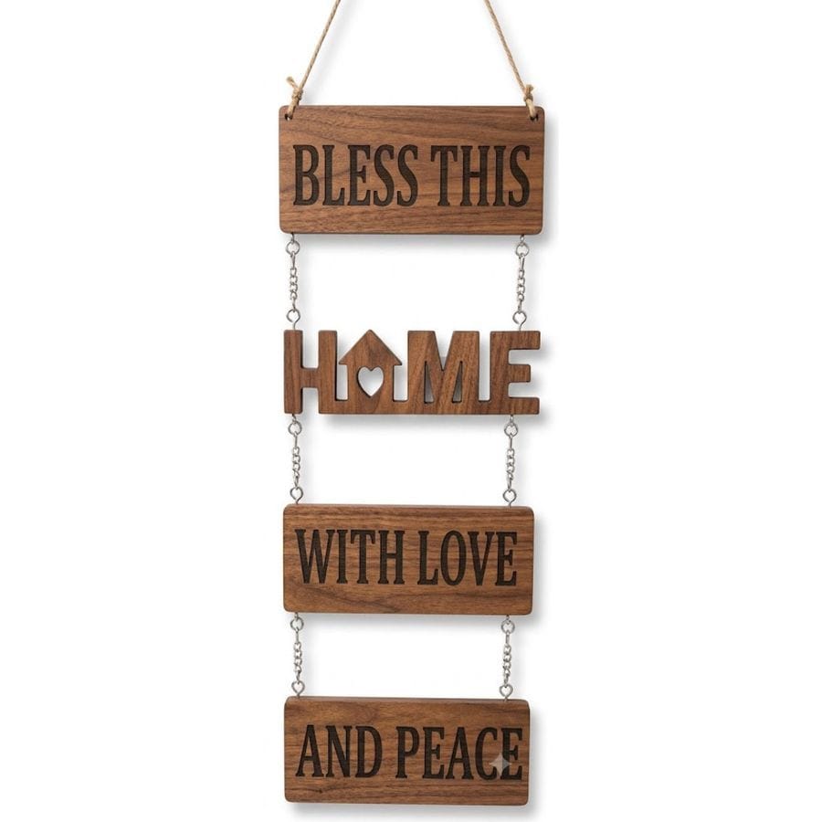WOODEN HANGING SIGN