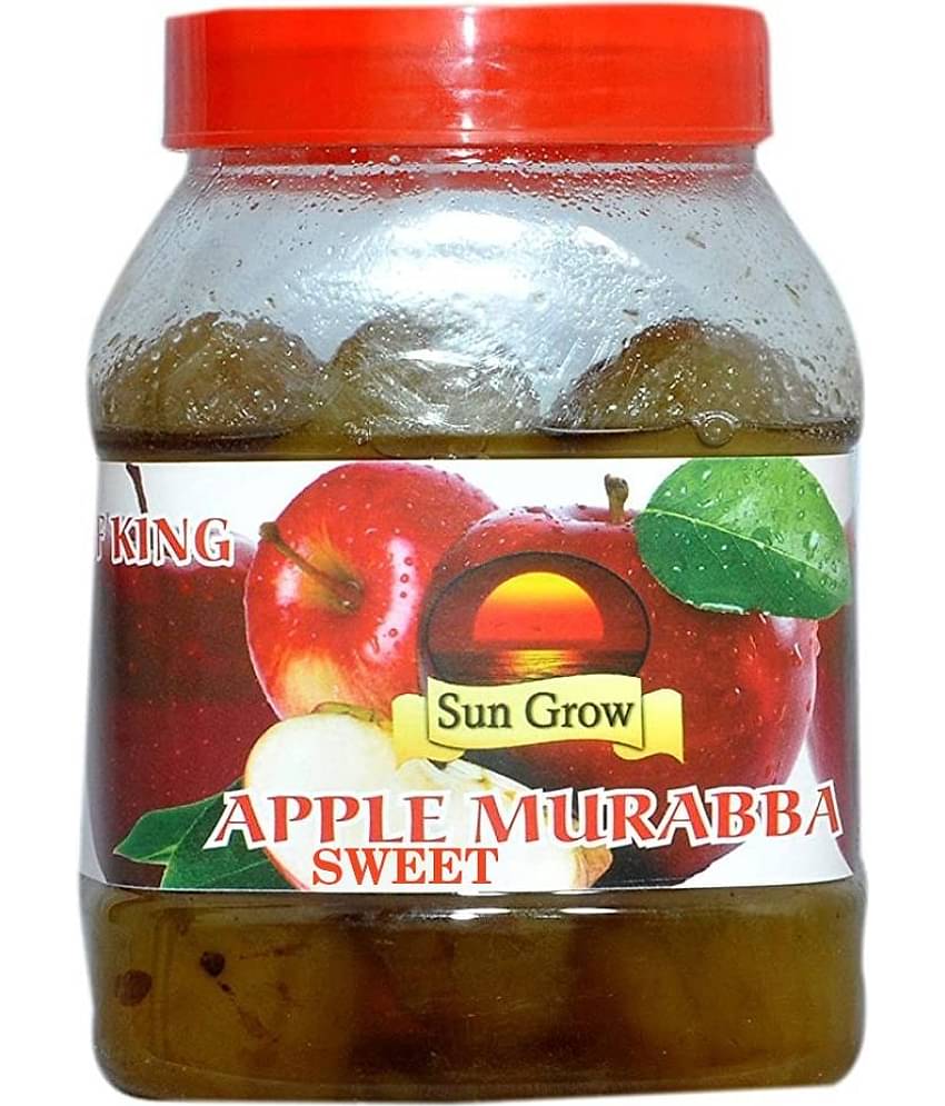 Sun Grow Home Made Sweet Organic Sweet Apple Murabba of Kashmire Apples Pickle 1 kg Pickle 1 kg