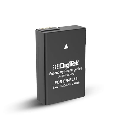 DIGITEK (ENEL14) Rechargeable Battery for Nikon D Series & CoolPix Cameras, 1030mAh,
