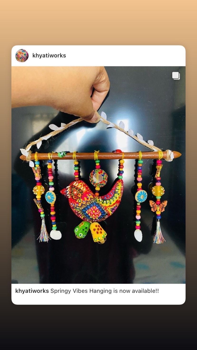 Springy Vibes - wall hanging