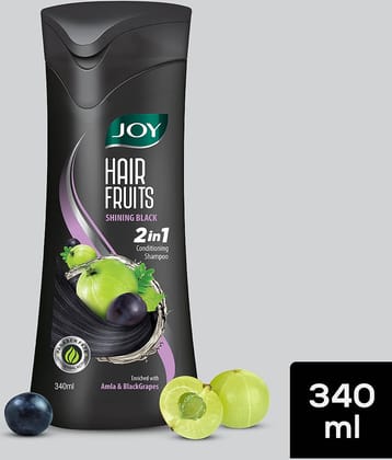 Joy Shining Black Amla Conditioning Shampoo for Long & Strong Hair 340ml