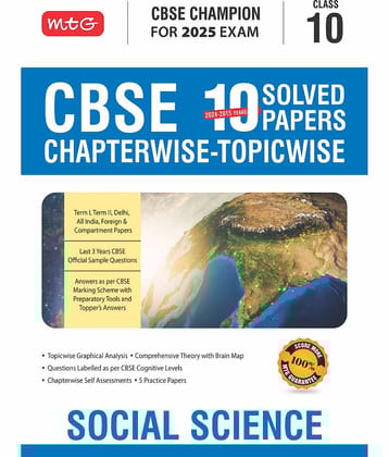 10 Years CBSE Champion Chapterwise-Topicwise Social Science -Class- 10