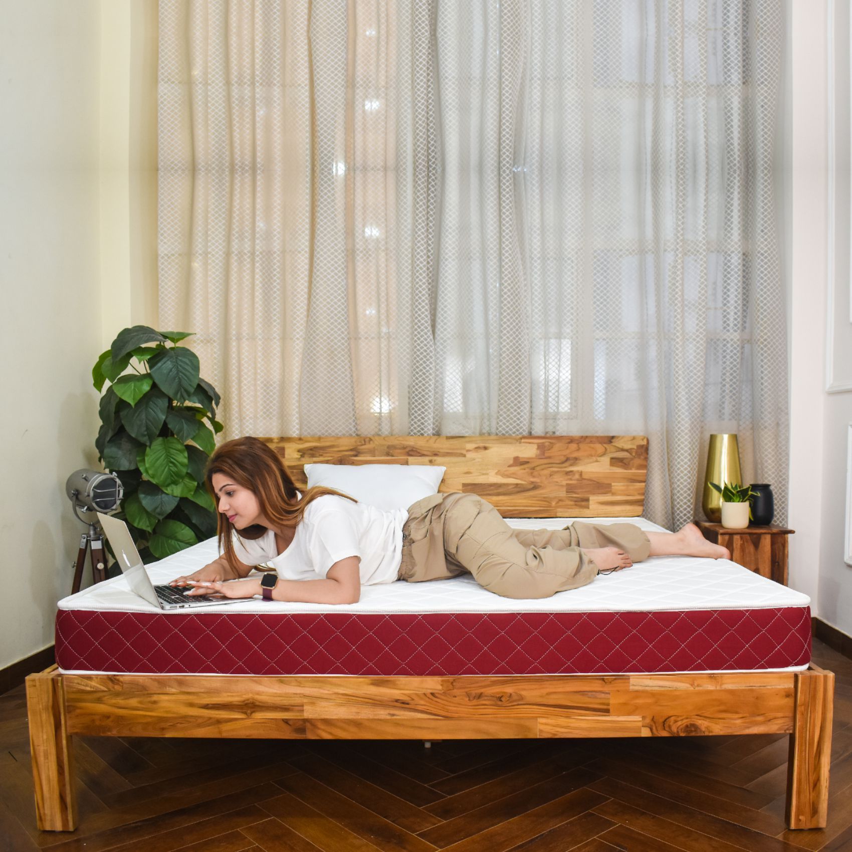 COIRFIT Magic Orthopedic Dual Comfort For Back Pain Relief 4 inch Single Coir Mattress