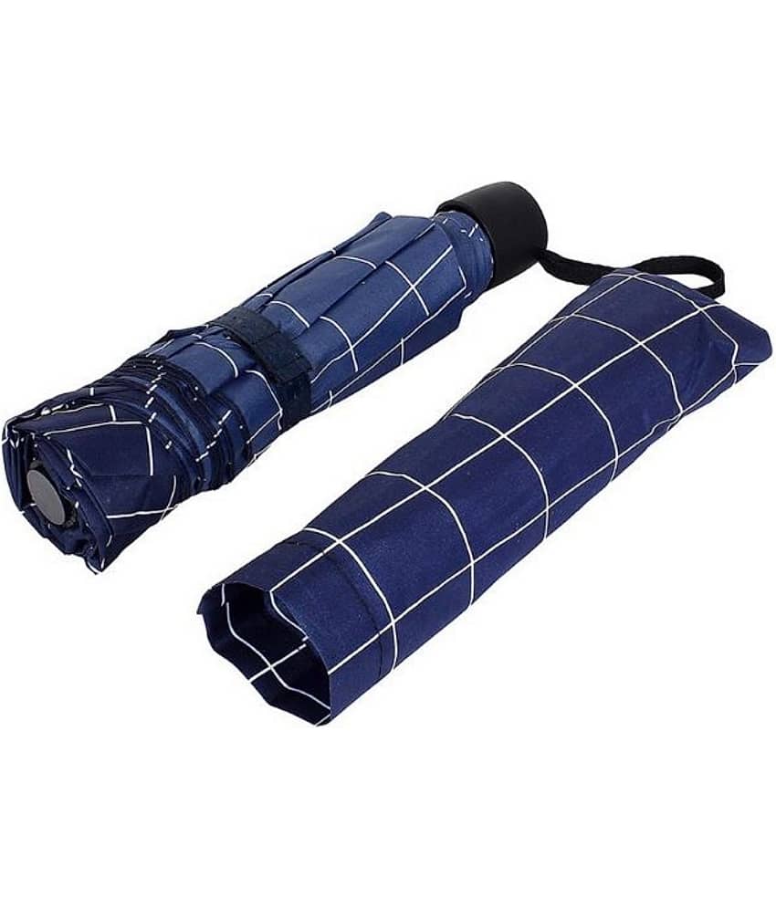 Infispace Blue 3 Fold Umbrella
