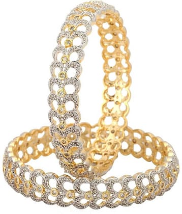 Youbella White Alloy Bangle