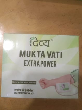 Divya Mukta vati Extra power Useful in high blood pressure 