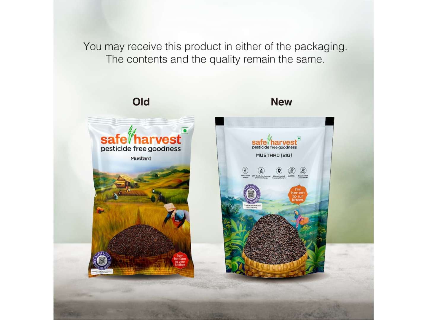 Safe Harvest Pesticide Free Mustard 200g