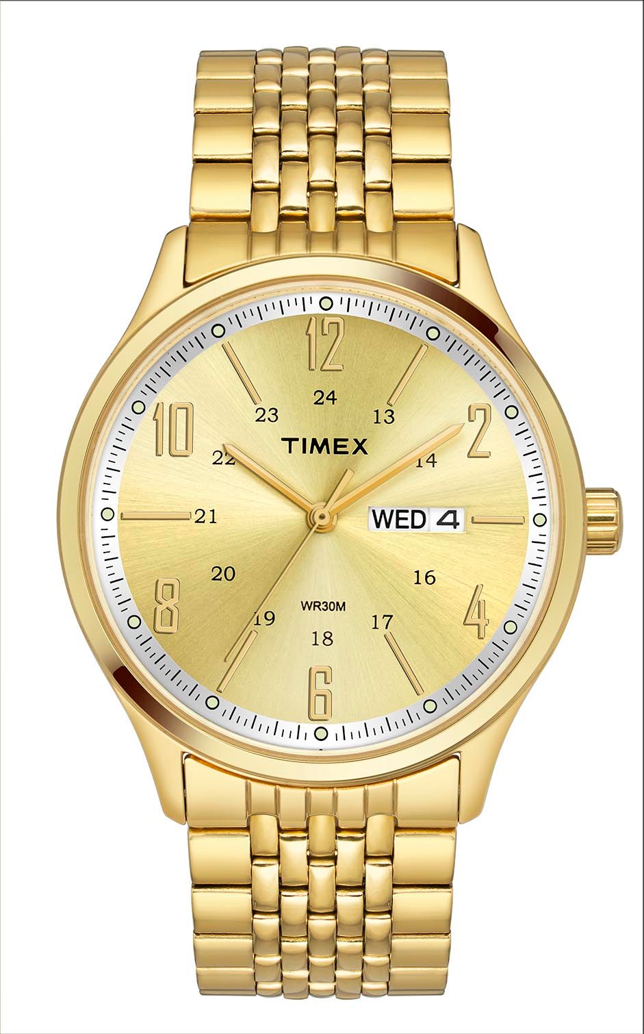Timex Gold-Toned Dial Men Watch - TW0TG6503-Gold