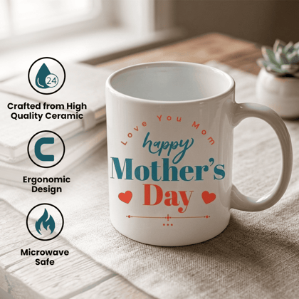 Happy Mother’s Day Ceramic Coffee Mug Gift for Mom