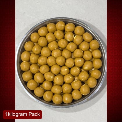 Aaswad Caterers Besan Ladoo (1Kg) | Traditional Festive Sweet